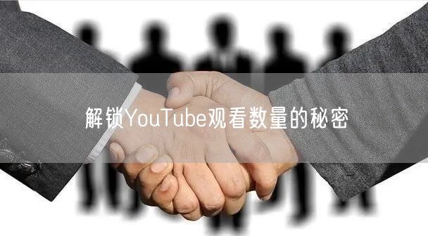 解锁YouTube观看数量的秘密