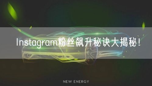 Instagram粉丝飙升秘诀大揭秘!