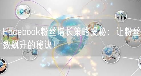 Facebook粉丝增长策略揭秘:让粉丝数飙升的秘诀!