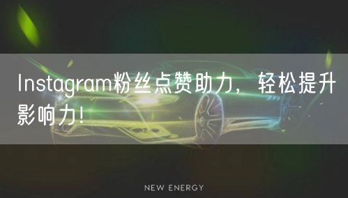Instagram粉丝点赞助力,轻松提升影响力!