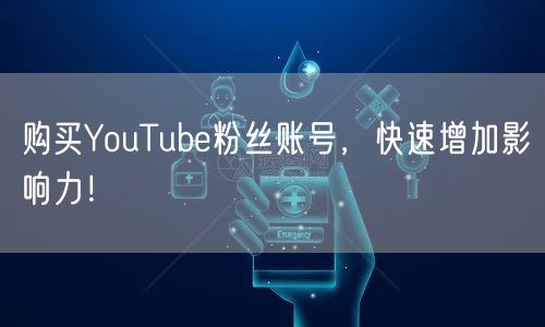 购买YouTube粉丝账号,快速增加影响力!