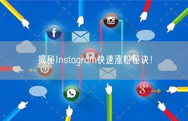 揭秘Instagram快速涨粉秘诀！