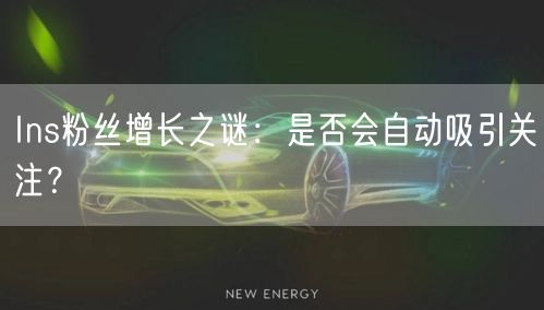 Ins粉丝增长之谜:是否会自动吸引关注?