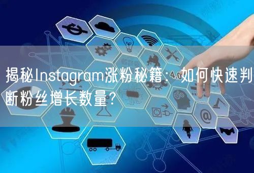揭秘Instagram涨粉秘籍:如何快速判断粉丝增长数量?