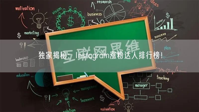 独家揭秘:Instagram涨粉达人排行榜!