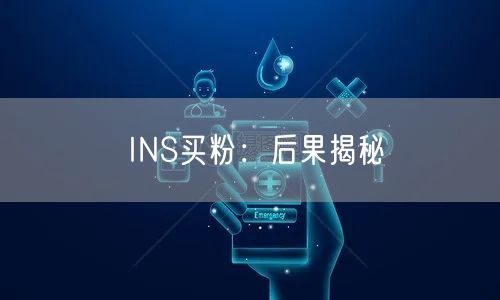 INS买粉:后果揭秘