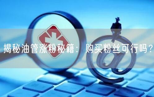 揭秘油管涨粉秘籍:购买粉丝可行吗?