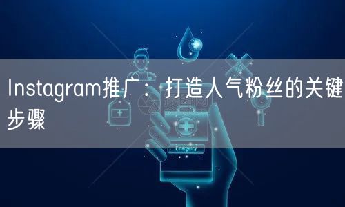 Instagram推广:打造人气粉丝的关键步骤