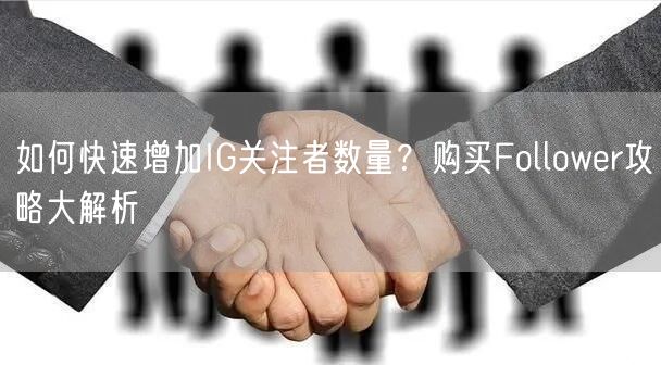如何快速增加IG关注者数量?购买Follower攻略大解析