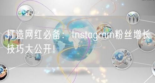 打造网红必备：Instagram粉丝增长技巧大公开！