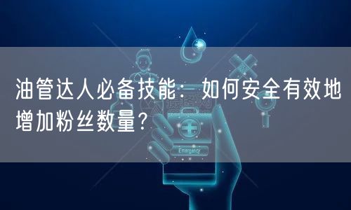 油管达人必备技能:如何安全有效地增加粉丝数量?