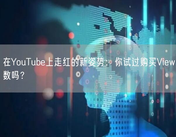 在YouTube上走红的新姿势：你试过购买View数吗？