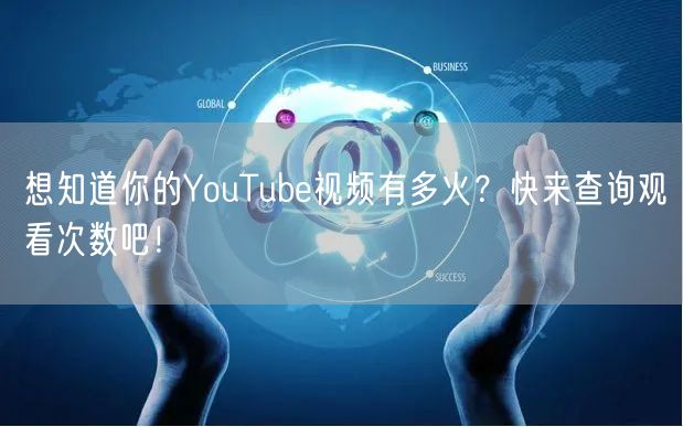 想知道你的YouTube视频有多火？快来查询观看次数吧！