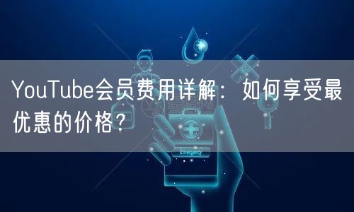 YouTube会员费用详解：如何享受最优惠的价格？