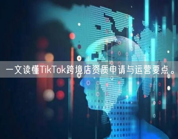 一文读懂TikTok跨境店资质申请与运营要点。